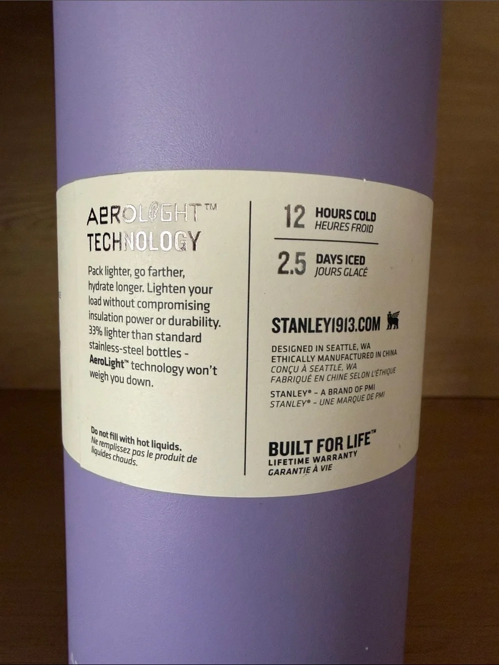 ✨$17✨NWT•Stanley IceFlow Cap and Carry Water Bottle | Lavender | 24oz - Picture 4 of 7